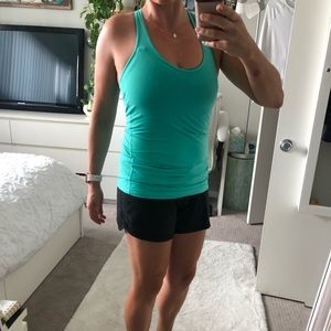 Lululemon Reversible Teal Blue Size 4/6 Tank